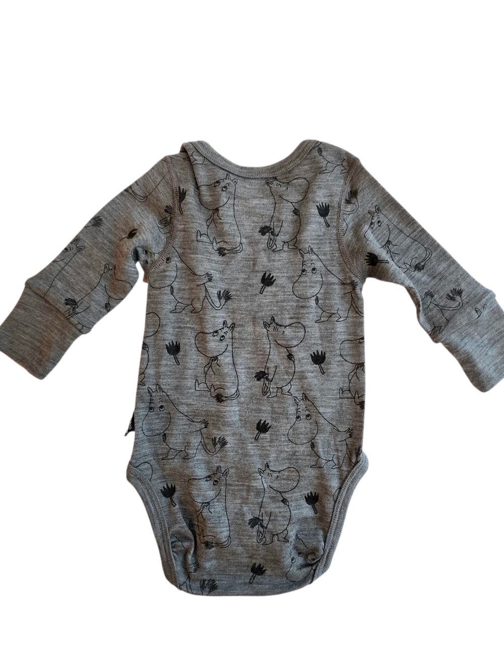 Moomin Reima Wool One Piece 3-6 Mos Sustainable Bodysuit Soft Baby Boy Animals - Picture 2 of 8